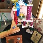 Photo courtesy of Sequim Irrigation Festival
This years awards for the Sequim Irrigation Festivals royalty float are on display at the Sequim-Dungeness Chamber of Commerce.