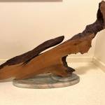 Photo courtesy of Dungeness River Nature Center/
A one-of-a-kind driftwood art piece Denison of the Deep by Tuttie Peetz will only be available at Nature Mart with tickets limited to 100 to support the Dungeness River Nature Centers education offerings and operations.