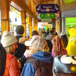 Photo by Monica Berkseth
Families line downtown Sequim on Halloween for the Sequim Merchants trick-or-treat event.