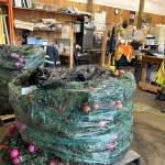 The City of Sequims street crews have modified its garage to include a central work area and work stations since the COVID-19 pandemic.