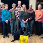 Photo courtesy Kathy Joyner/ Members of the Sequim Food Banks Team Moose are, from left: Paul Wagner, Ginny Wagner, Cindy Snyder, Michelle Mueggler, Ed Stege, Jen Jurgensen, Judy Fick, Lila Duncan and Kathy Joyner.
