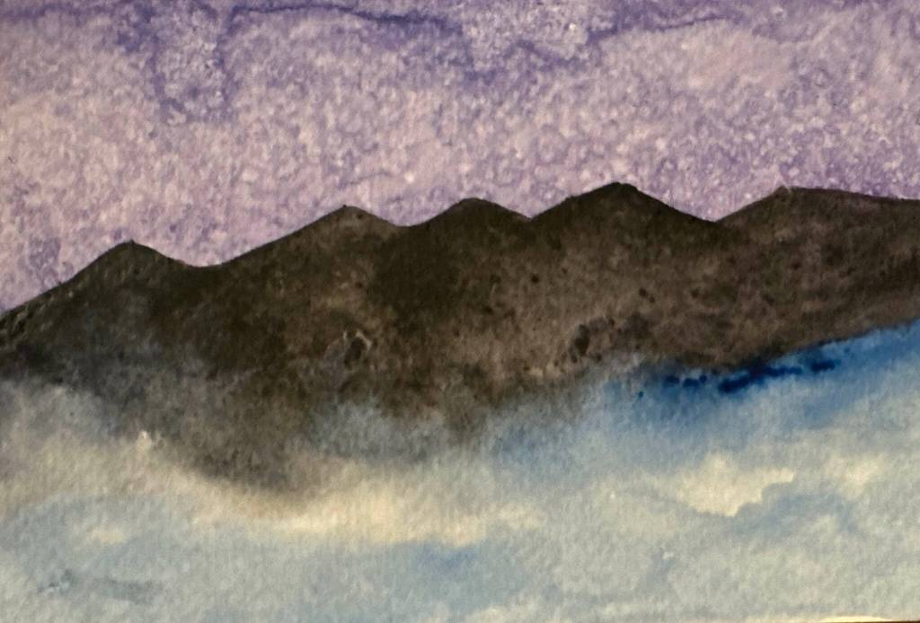 Inspired Starry Night by Kathy Nichols.