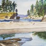 Sunny Day at Salt Creek by Georgianna Seko.