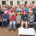Photos by Emily Matthiessen/
This year, 46 community members of all musical and faith backgrounds have been rehearsing since September for the 38th year of the annual Sequim Community Christmas Chorus concert, under the guidance of Steven Humphrey and Mark Johnson on piano. Performances are set for 7 p.m. Friday, Dec. 5 and 2 p.m. Saturday-Sunday, Dec. 6-7 in Sequim Seventh-day Adventist Church, 30 Sanford Lane.