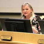 Photo courtesy Barbara Hanna, 
City of Sequim
Councilor Vicki Lowe participates in her last council meeting on Dec. 8 after choosing not to run for a second term.