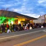 Sequim Gazette photo by Monica Berkseth/ Crowds gather in anticipation of the Lighted Tractor Parade as part of Sequims Hometown Holidays event.