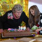 Photo courtesy Kim Butler/
Joan Butler blows out the candles on her 100th birthday cake on Dec. 19. She said through her years, her biggest vice has been chocolate, any chocolate.