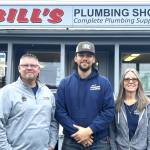 Sequim Gazette photo by Matthew Nash
Father-son KC Eaton and Hayden Eaton became the new owners of Bills Plumbing & Sanikan on Dec. 31, 2025. They purchased it from Judy Kimler, the daughter of business founders Bill and Ann Kimler, who started the plumbing business in 1959.