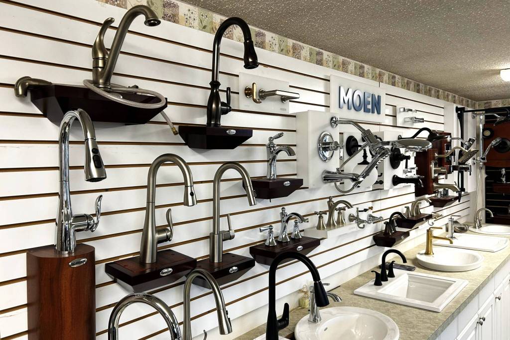 Owners of Bills Plumbing & Sanikan said their showroom has the largest amount of options displayed on the Olympic Peninsula.