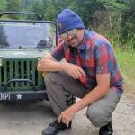 Photo courtesy Kristapher Edgecombe/ Edgecombe and his mini Jeep, which he said he uses because its fun and can get around in areas that are difficult for other vehicles.