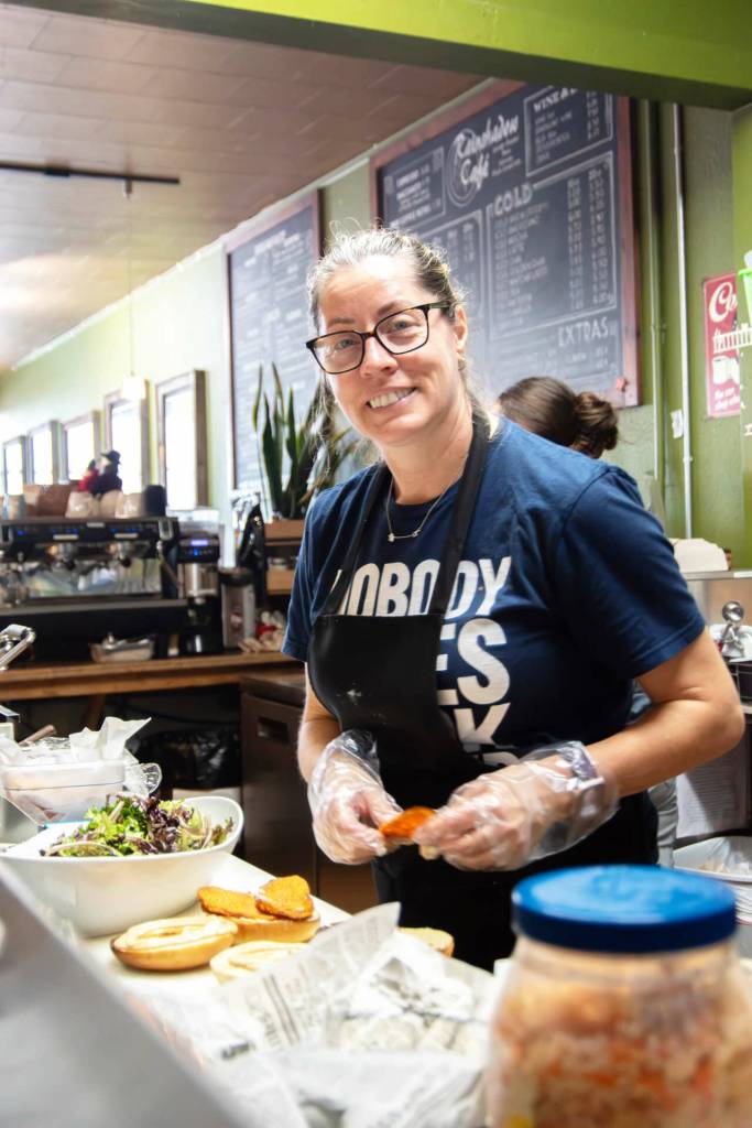 Sequim Gazette photo by Monica Berkseth/ The skills that helped Hall feed some of the worlds wealthy one percent are now enjoyed by locals and visitors alike.