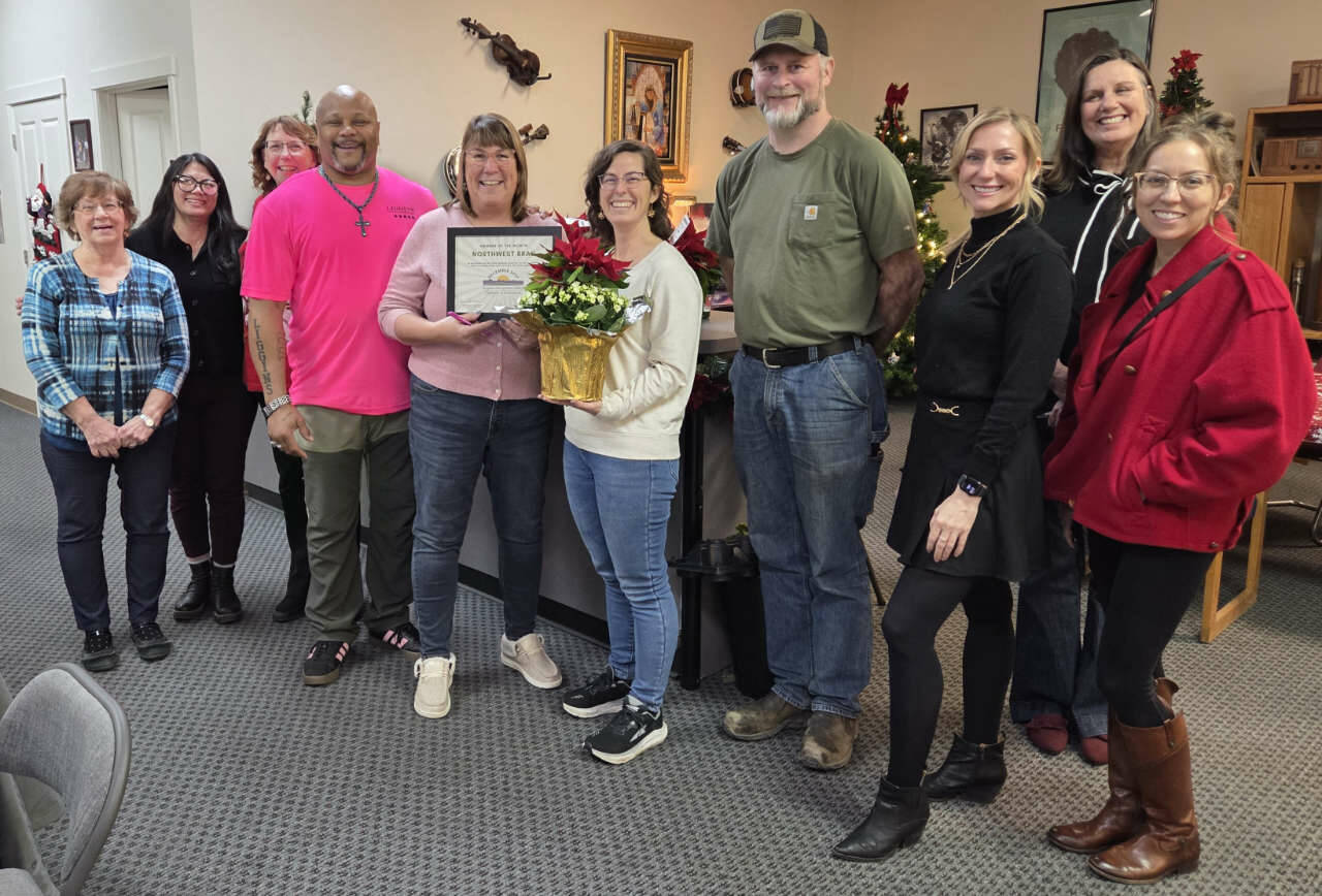 Representatives of the Sequim-Dungeness Valley Chamber of Commerce turned out recently to honor Northwest Bras owned by Kelly Iriye as the chambers Member of the Month for December. This shop is a must-see for women seeking specialty sizing, swimsuits in specific styles and shapes, and for anyone who just wants to know that their purchase is going to fit them properly from the first wear, noted chamber Executive Director Beth Pratt.
Photo by Beth Pratt