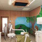 Image courtesy of Jamestown SKlallam Tribe
In plans under review by the City of Sequim, the number of rooms for children and adults will be expanded at the Jamestown SKlallam Tribe Family Dental Clinic when/if it moves, including more private operatory rooms.