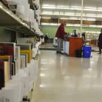 Sequim Gazette photo by Matthew Nash/
The Sequim Temporary Library will be open for hold pick-ups from 2 p.m.-5 p.m. Tuesdays, Thursdays, and Saturdays in February as staff move operations back to the Sequim Avenue branch.