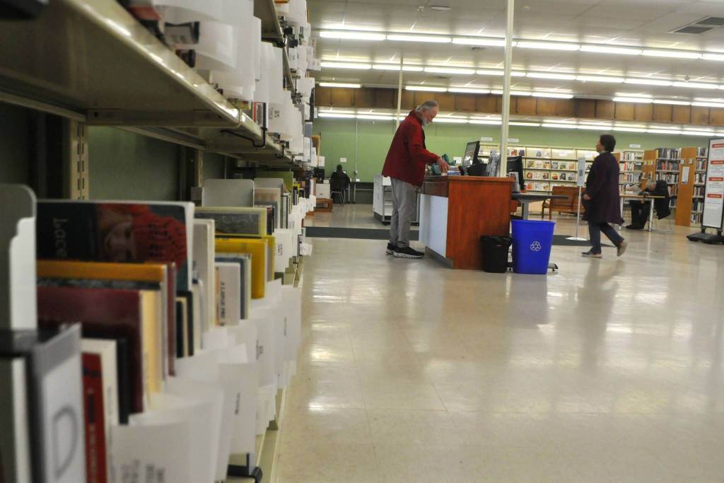 Sequim Gazette photo by Matthew Nash/
The Sequim Temporary Library will be open for hold pick-ups from 2 p.m.-5 p.m. Tuesdays, Thursdays, and Saturdays in February as staff move operations back to the Sequim Avenue branch.