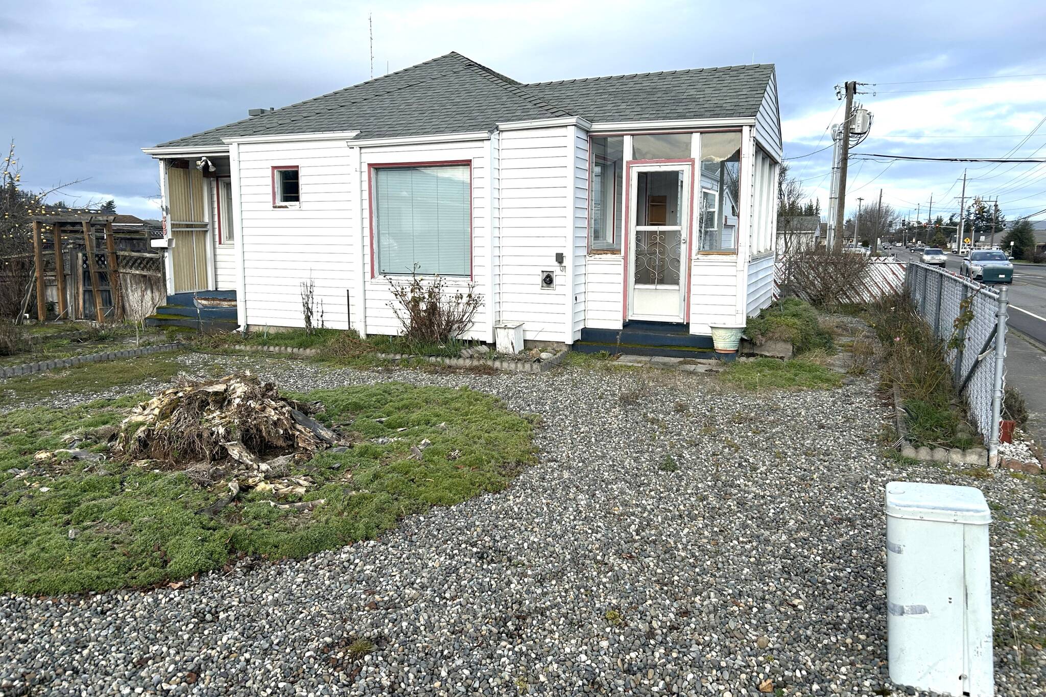 Sequim Gazette file photo by Matthew Nash/
The sale of the Johnston house at 305 North Fifth Ave. next to Fire Station 34 was paused by Clallam County Fire District 3 fire commissioners in late January as they seek more information on the options available to the district for the property. They initially agreed on Jan. 6 to sell the property in a 2-1 vote to use proceeds to help construct a new Carlsborg Fire Station 33.