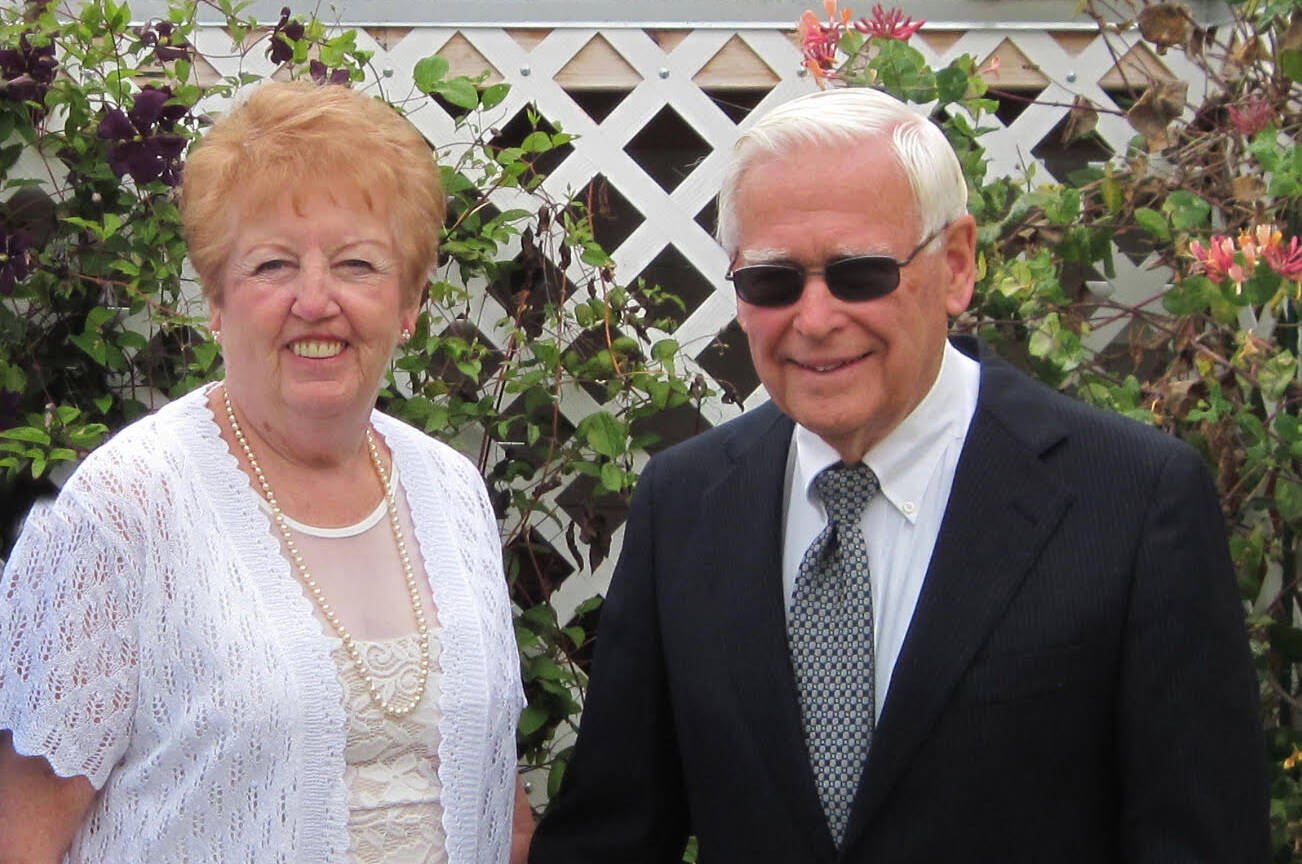 File photo courtesy of Hamilton family/
Kathy Barnes and Ross Hamilton exchanged vows on July 1, 2018 in Sequim. Hamilton had been a bachelor his entire life and reconnected with Barnes, his childhood friend.