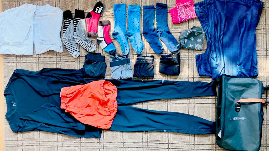 Packing lean for 10 weeks on the road.