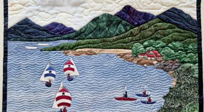 Photo courtesy Linda Carlson/ This quilt by Lynn Gilles of Sequim is called "Perfect Day."