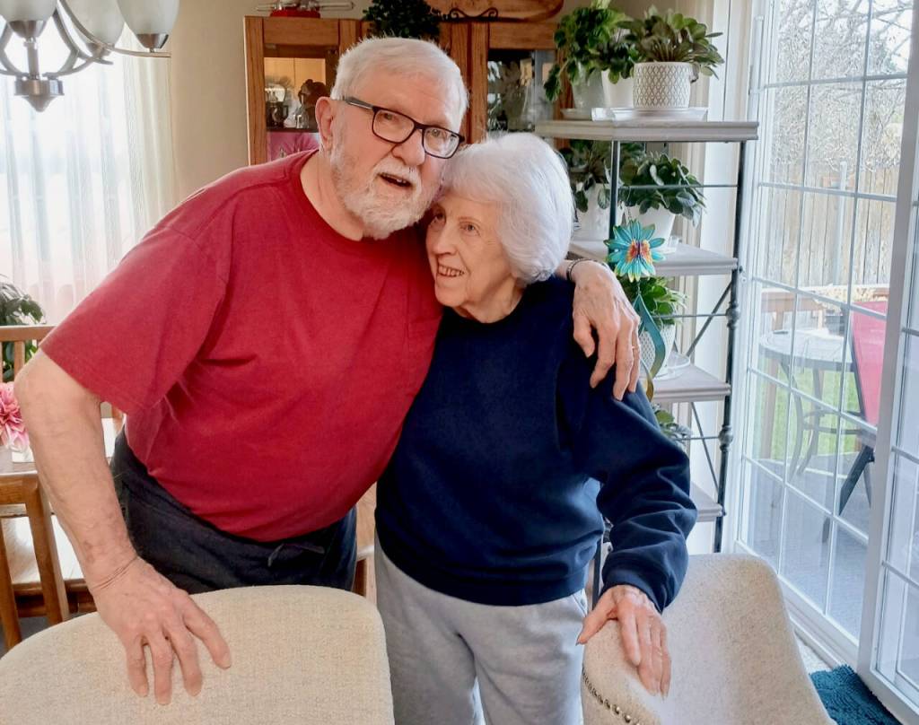 Photo courtesy Douglas Erickson
Longtime Sequim residents Dale and Linda Erickson will celebrate their 70th wedding anniversary on April 1.