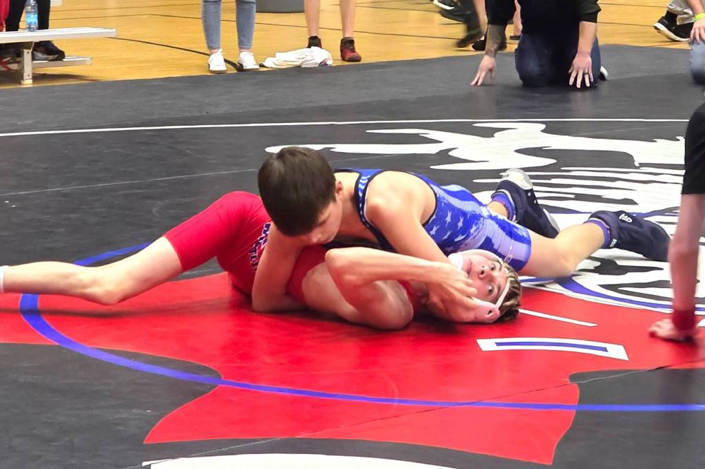 Photo courtesy Dustin Jones/ Brandon Bair competes in the Twin City 3-Styles Classic in Centralia in late March.