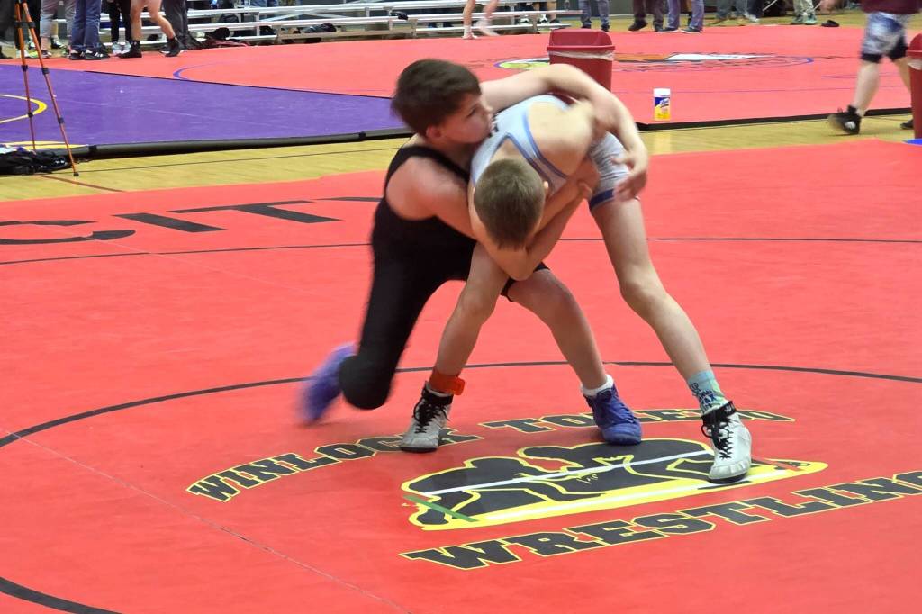 Photo courtesy Dustin Jones/ Jett Vilona, a Sequim seventh grader, competes in the Twin City 3-Styles Classic in Centralia in late March.