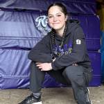 Sequim Gazette photo by Matthew Nash
Seventeen-year-old Clare Turella has captured two 2A state high jump titles as a freshman and sophomore, and for her junior year shes set her sights on Sequims school record.