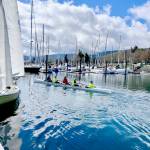 Photo courtesy Sequim Yacht Club
Weather permitting, the opening day of boating season on Sunday, May 3, will bring free rides on sailboats and power boats as well as opportunities to learn rowing, courtesy of Sequim Bay Yacht Club.