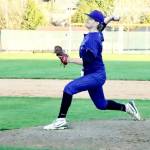 Photo by Dave Logan for Olympic Peninsula News Group/
Sequims Zeke Schmadeke earned the win on the mound on April 7 after throwing a complete-game four-hitter in a 2-1 win over rival Port Angeles at Civic Field.