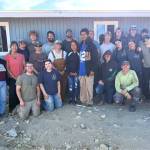 Photos courtesy Keith Sandell
Sequim Community Churchs mission trip team members with new homeowners stand outside one of two homes they built in Mexico during spring break for local families. Its the second time theyve built homes in Vicente Guerrero in Baja California, Mexico.