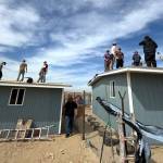 Sequim Community Church paid about $15,000 to build two homes and add amenities such as showers, stoves, and more windows for two families in Mexico. A team from Sequim helped build the homes over spring break.