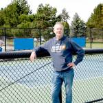 Sequim Gazette photo by Monica Berkseth
Tim Williams, president of the 550-member Sequim Picklers, hopes the group can restart a partnership with the city that will lead to refurbishing the eight pickleball courts at Carrie Blake Community Park. He said the courts are deteriorating, leading to safety concerns and fewer people traveling to Sequim to participate in tournaments.