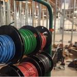 Wiring waits its turn to be installed.