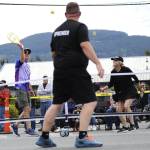 Sequim Gazette file photo by Matthew Nash/ Sequim Picklers play a round during last years Sequim Irrigation Festival Grand Parade. The event features more than 100 entries starting at noon on Saturday, May 9.