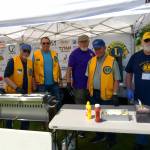 Sequim Gazette photo by Monica Berkseth 
The Sequim Valley Lions brought their hot dog booth to Family Fun Days.