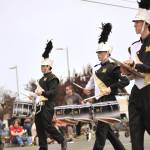 Sequim Gazette photo by Matthew Nash 
Meridian High School Marching Trojans won best high school marching band in the Sequim Irrigation Festival Grand Parade.