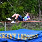 Eighth grader Will Brooks tied the Sequim Middle School record by clearing the high jump bar at 5-4 at the Olympic League meet on May 19 in Crescent.