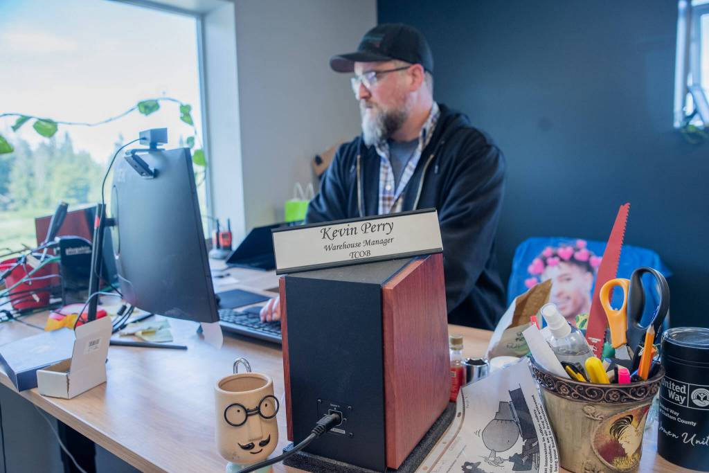 As operations manager, Perry now spends much of his time in his second-floor office.