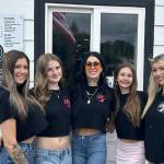 Original Grinds Coffee Company at 615 E. Washington St. in Sequim received a perfect health inspection in May. Staff members, from left, include Holly Shimer, Stella Dennis, Lindsey Forshaw, owner, Charlotte Forshaw, and Pippa Dressel. Not pictured is Makayla Bower.