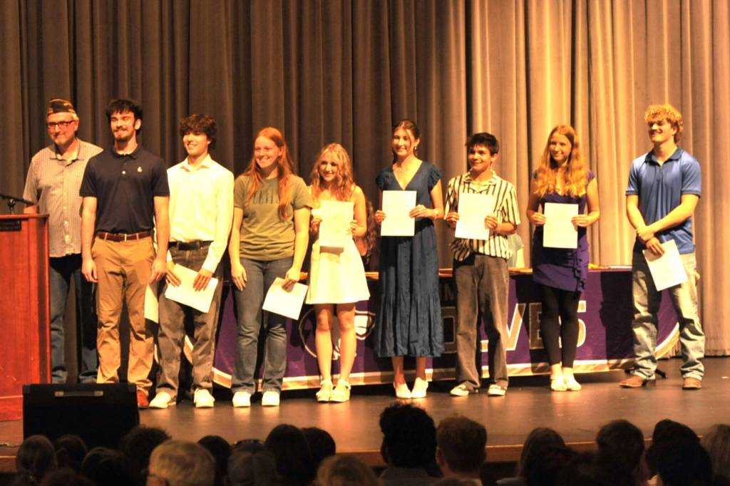 Sequim Gazette photo by Matthew Nash/ Sequim VFW Post 4760 provided eight scholarships to Sequim graduates.