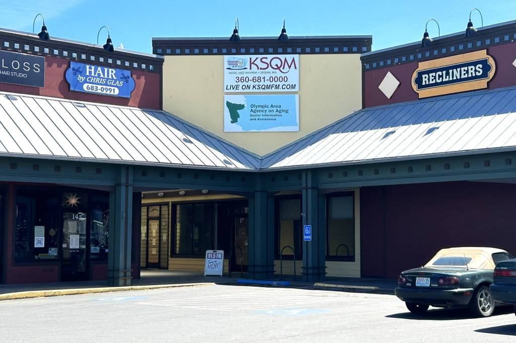 Sequim Gazette photo by Matthew Nash/ KSQM 91.5 FM continues to operate at 609 W. Washington St., Suite 17, Sequim.