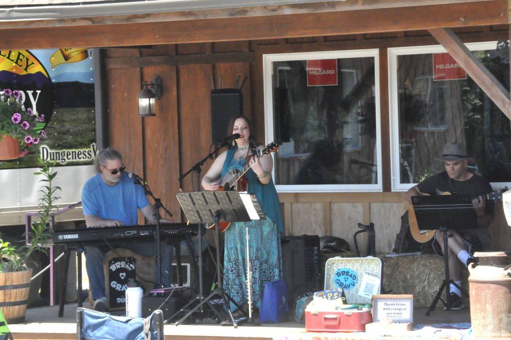 The Bread & Gravy Trio play at Dungeness Valley Creamery on June 13 for its 20th anniversary celebration.