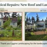 Liggins Landscaping in Sequim cleaned up the yard of a disabled senior and Habit replaced her roof, allowing for her homeowners insurance to be reinstated.