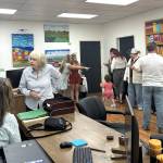 Sequim Gazette photo by Matthew Nash/ Blue Sky Real Estate hosted a friends and family gathering on June 19 in its new space at 108 W. Washington St., in downtown Sequim.
