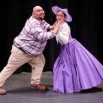 Mario Arruda and Nikki Forrest return as the hero and damsel in Lavender Liberty, a sequel to last years melodrama at Olympic Theatre Arts from July 10-26.