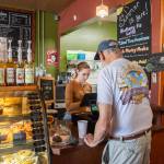 Photo by Emily Matthiessen 
Lauren Nightengale helps Phil Mesibove at Rainshadow Cafe. The coffee shop and eatery received a perfect score on its health inspection in June.