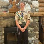 Photo courtesy Ann Marie Henninger/ Joseph Henninger, pictured on May 18 after his Board of Review, earned his Eagle Scout rank in Scouting America, formerly Boy Scouts of America.