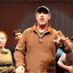 Sequim Gazette file photo by Matthew Nash/ David Herbelin, seen rehearsing The Mystery of Edwin Drood at Olympic Theatre Arts in 2023, started as OTAs executive director in September 2021. He stepped down from the role in February due to his ongoing battle with cancer. He passed away on July 1.