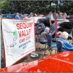 Members of the Sequim Valley Car Club were among those who displayed their classic vehicles at Saturdays car show hosted by Sequiim Elks. Hamburgers and hotdogs added to the fun.