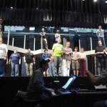 Sequim Gazette photo by Matthew Nash/ John Lorentzen, in front right, returns to direct music for Titanic the Musical. His wife Laura and their son Mark co-direct the show that returns to Port Angeles after last being performed in 2016 by Ghostlight Productions.